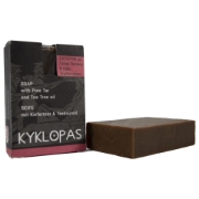 Handmade Olive Oil Soap with Pine Tar and Tea Tree oil 120g Kyklopas