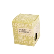 Forest Honey jar nestled in the luxurious packaging of the Greek Honey Gift Box